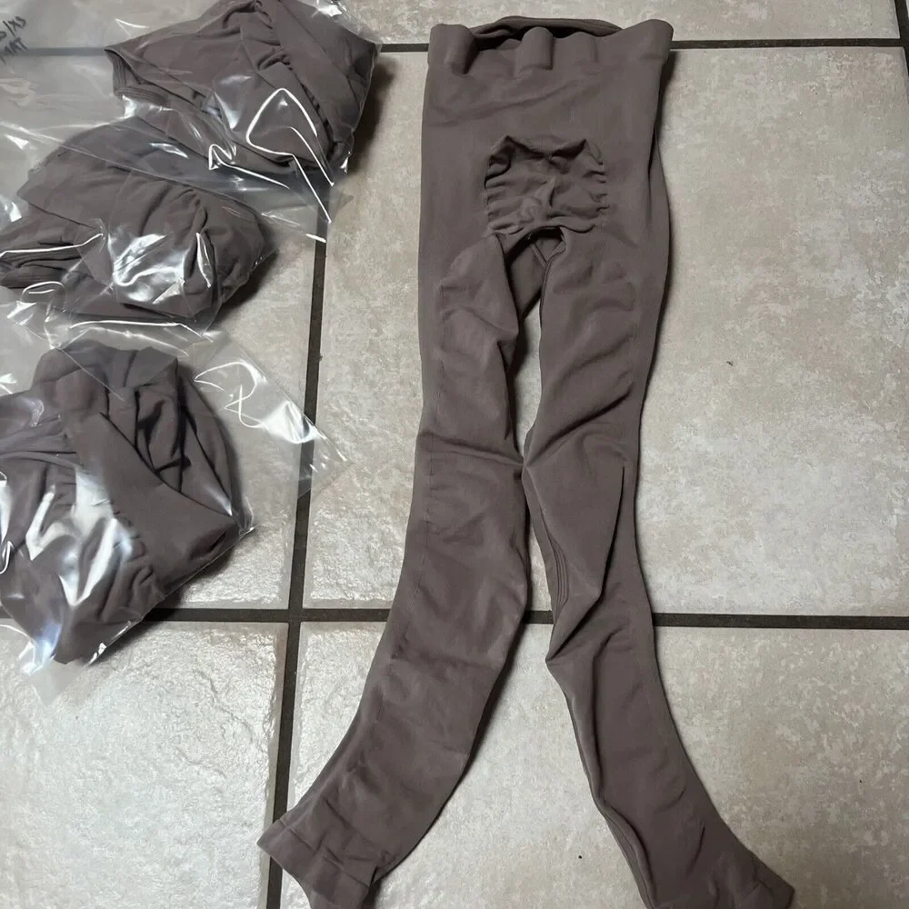 New Skims Seamless‎ Sculpt Maternity Leggings UMBER Size XXS/XS Shapewear